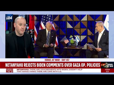Netanyahu addresses disagreements with Biden over Gaza policies