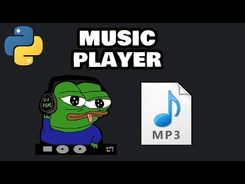Build a music player with Python! 🎶