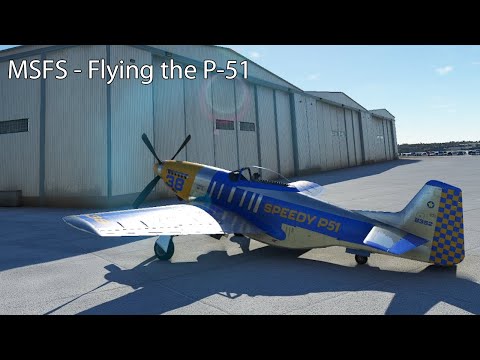 MSFS - Flying the P-51
