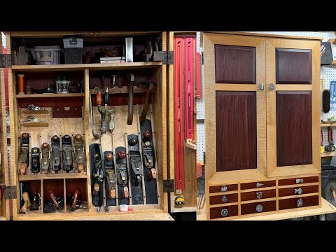 Woodworking hand tool cabinet tour