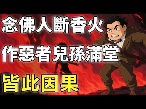 為何念佛人斷香火，作惡者卻兒孫滿堂？觀音菩薩僅用一個動作，揭示了因果真相！【因果|輪回|佛學知識】