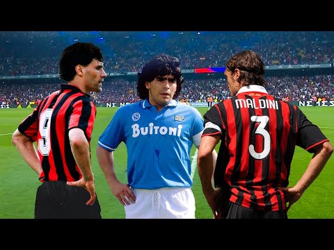 Marco Van Basten & Paolo Maldini will never forget Diego Maradona's performance in this match