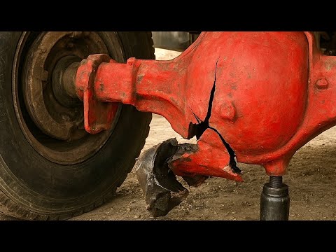 Pakistani Truck Axle Broken in Two Pieces – Repaired Back with Impossible Skills!
