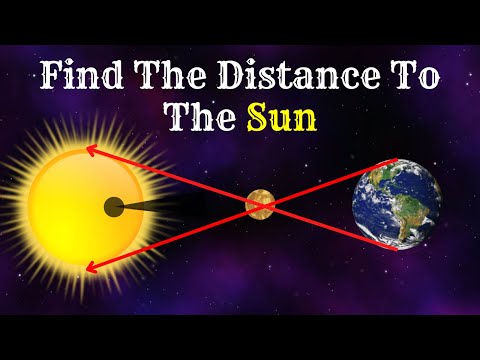 Find The Distance To The Sun Using A Transit Of Venus