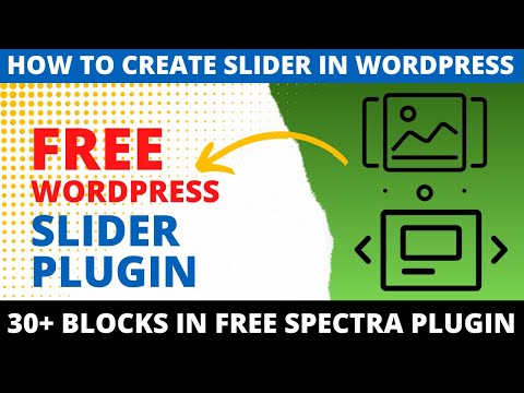 How to create Slider in WordPress | Free WordPress Slider plugin | Spectra Tutorial