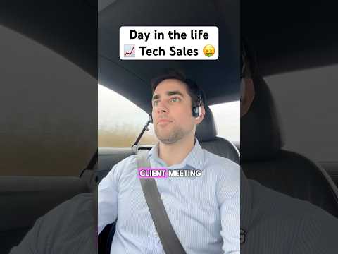 Day in the life of a Tech Sales Rep