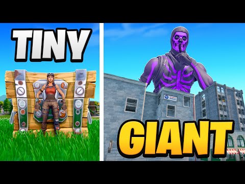 Fortnite Hide & Seek with RANDOM Sizes!