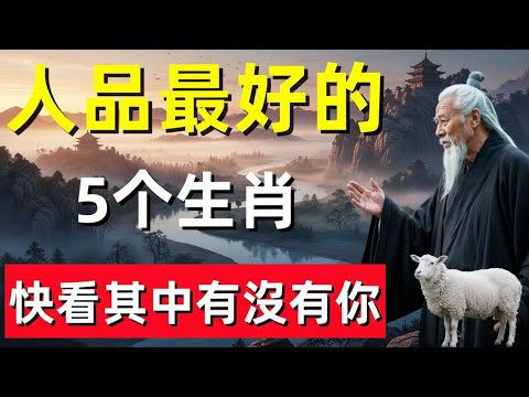 ⛩️☯🐉人品最好、福報最厚的5個生肖，看看其中有沒有你！#修行思維 #修行 #福報 #禪 #道德經 #覺醒 #開悟 #禅修⛩️☯🐉