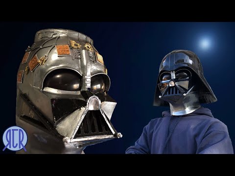 I Made My Cardboard DARTH VADER Helmet Better... With more Cardboard
