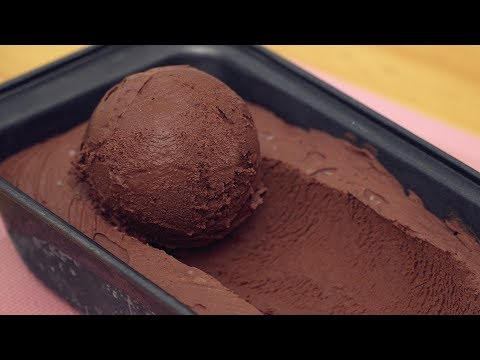 Chocolate Ice Cream 3 Ingredients [No Machine]