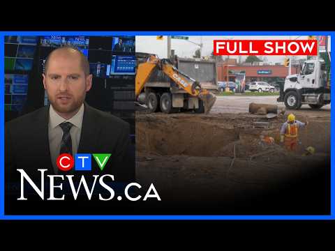 Sinkhole in the centre of busy London intersection | CTV News London at 11, Tues. Apr. 14, 2026