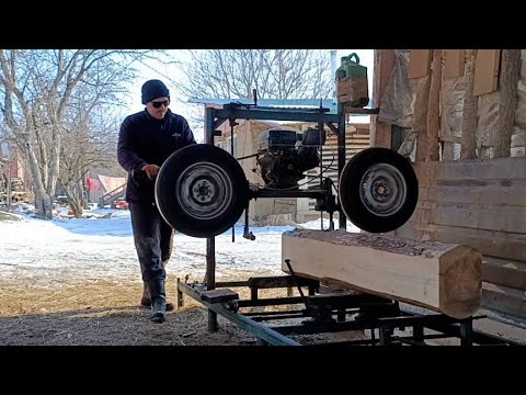 Самодельная пилорама  лучше заводской! Напилил штакетника для друга!