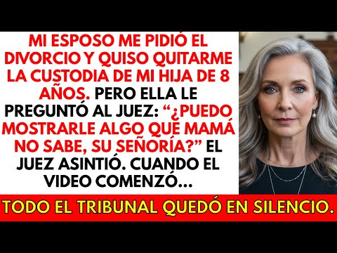 En mi audiencia de divorcio, mi hija mostró un video. Todos quedaron impactados con lo que reveló…
