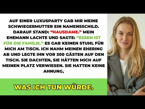 Mein Mann Sah Zu, Wie Sie Mich Meines Platzes Beraubten—So Ging Ich Weg Und Zerstörte Ihn Ruhig...