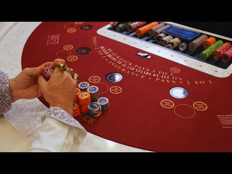 Watch Him Risk $50K in One Insane Blackjack Session