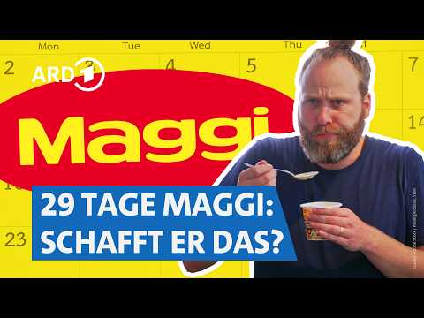 Maggi Diet: 4 Weeks of Ready-Made Meals in a Self-Experiment đ€Ż | Market Check Investigates... SWR