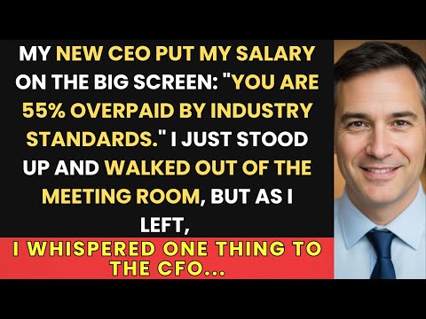 New CEO Mocked My Salary: "55% Overpaid" — I Whispered To CFO And He Resigned Instantly