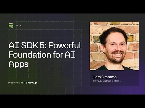 AI SDK 5: What’s New and What’s Next by Lars Grammel | AI Meetup in Wrocław, September 2025