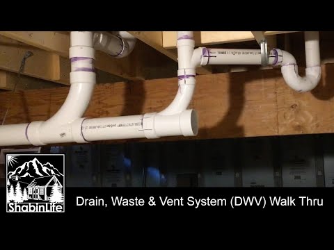 Drain, Waste & Vent System | Off Grid Homestead Build Ep19Pt2 | The ShabinLife