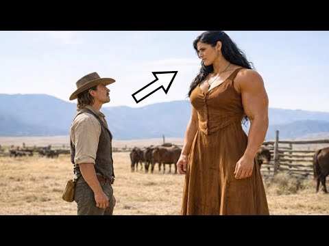 « Peux-tu me faire jouir ? » demanda l'épouse géante au cow-boy vierge.