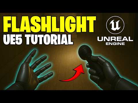How To Make a Flashlight in Unreal Engine 5 Tutorial