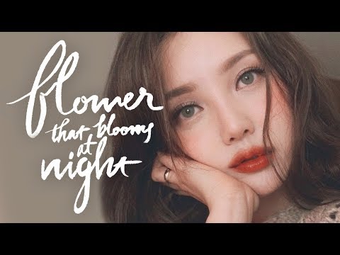 🥀Instagram Makeup - Flower that Blooms at Night (With sub)