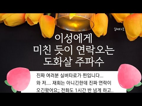 [실버타로]이성에게 미친 듯이 연락오는 도화살 주파수💗⚠️상대방이 집착합니다/캡션확인필수