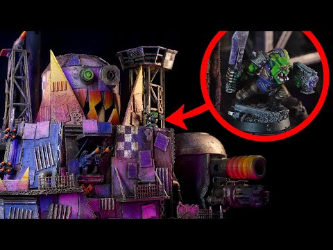 SCRAP TITAN: making a stupidly huge Warhammer Gargant model from JUNK