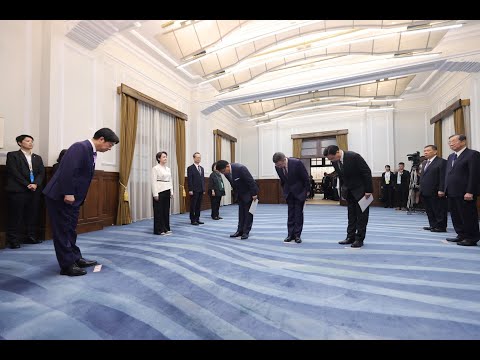 20240520  總統主持行政院院長暨總統府、國家安全會議秘書長與行政院副院長暨行政院、考試院各部會首長及國史館長宣誓典禮