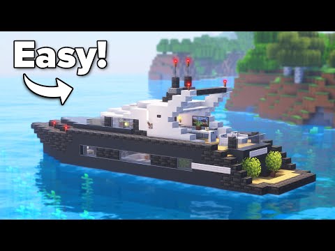 Minecraft: 10.000.000$ Luxury Yacht💵 | Tutorial
