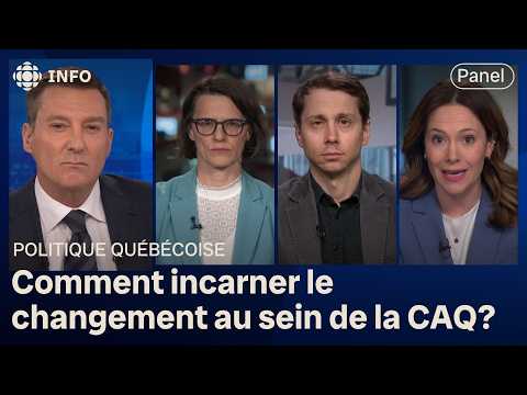 Christine Fréchette holds her first press conference as premier