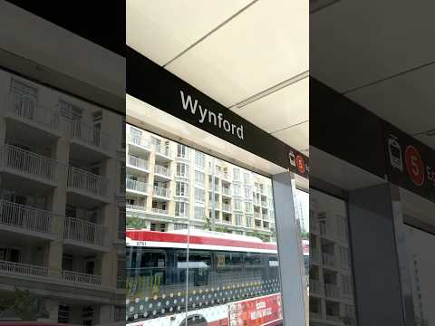 Fly through Line 5 Eglinton's Wynford stop