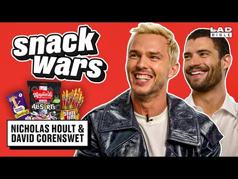 David Corenswet and Nicholas Hoult Try British & American Food | Snack Wars