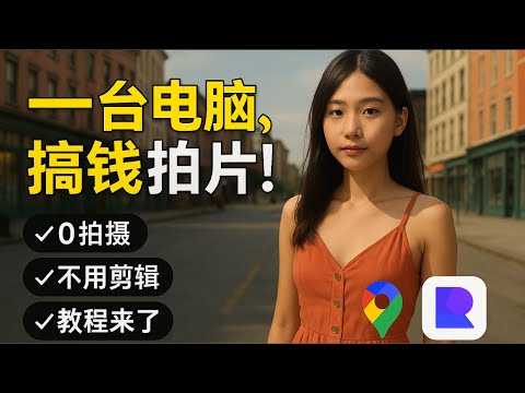 全网最省事的AI搞钱方法？我用AI拍出“实地取景”电影级短片，还能搞钱？教学全流程来了！