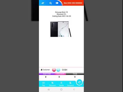 Demo jmPOS Cashier