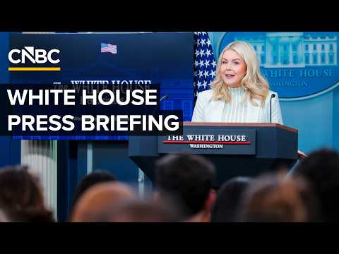 White House press secretary Karoline Leavitt holds a briefing with reporters — 4/8/2026