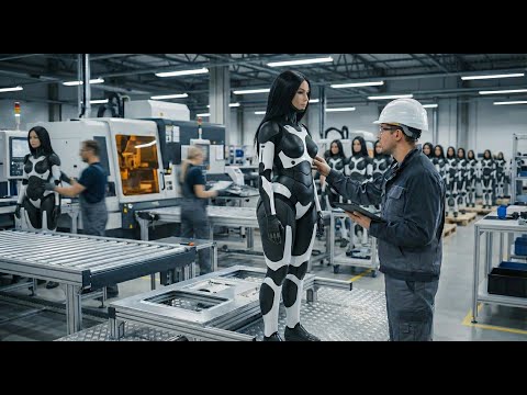Inside the world's most modern Female Robot Factory: How Female Robots are Manufactured