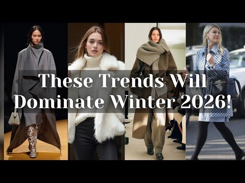 If You're Wearing These 2026 Winter Fashion Trends, You're Ahead of the Game!