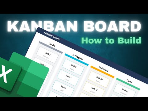 How to Make a Simple Kanban Board in Excel