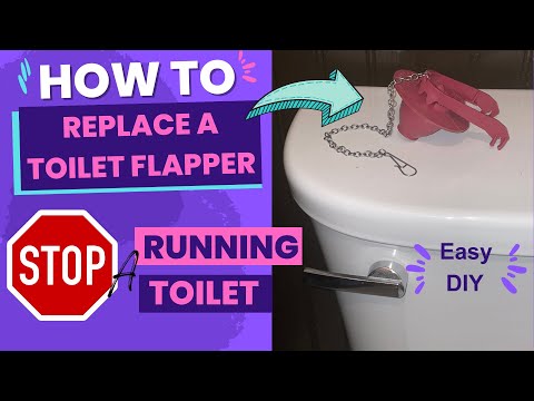 How to Replace a Toilet Flapper . . . Fix a Running Toilet