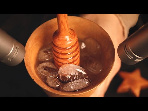 ASMR Ice + Water + Wood = 99.99% Sleep 😴💤 얼음 + 물 + 나무 = 99.99% 바로 잠들 수 있습니다