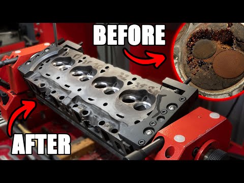 Can We Save The RUSTED Junkyard 289 Ford Cylinder Heads?