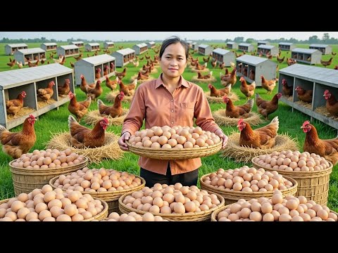 Como obter alta produção de ovos de galinhas criadas soltas, mais de 100 ovos por semana.