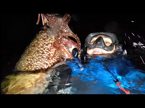 TAGUMPAY !! ANG LAKI 😱 | EP 216 | NIGHT SPEARFISHING PHILIPPINES | Drin's Adventure | Katusok