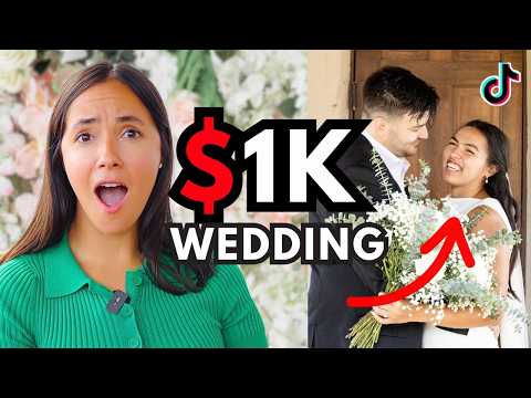 She Spent $1,000 on Her ENTIRE Wedding?! (Here’s How...)