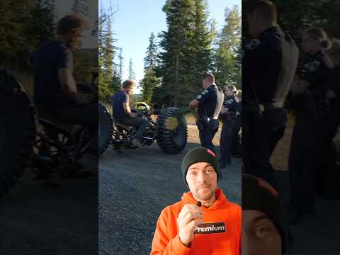 Pulled over on 60+ MPH Power Wheels Toys…