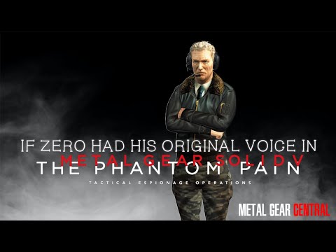 What if Zero was voiced by Jim Piddock in METAL GEAR SOLID V: THE PHANTOM PAIN? (No AI)
