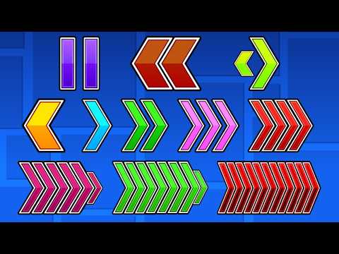 Geometry Dash with WAY More Speed Portals!