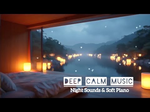 Deep Sleep Piano Music 🌙 Relaxing Night Ambience for Insomnia, Stress Relief & Calm Mind (3 Hours)
