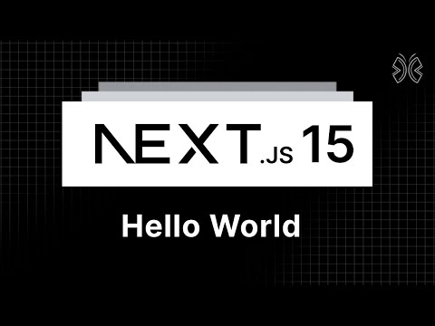 Next.js 15 Tutorial - 2 - Hello World